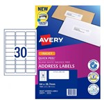 Avery J8158 Inkjet Address Labels 64 x 267mm Pack 50