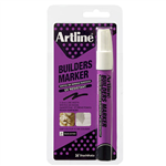 Artline Builders Marker Hangsell White