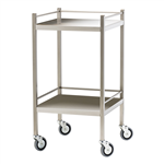 AeroSupplies Stainless Steel Trolley with Rails Each