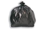Bin Liner Rubbish Bag 82Ltr Black Roll 50