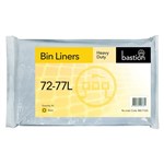 Bastion Extra Heavy Duty Bin Liners Black 7277 Litre Pack 50