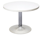 Rapid Chrome Base Coffee Table Chrome Base 600x425mm White