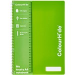 Colourhide Notebook Green A4 120 Pages 10 per Pack