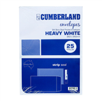 Cumberland Zip Seal Envelopes B4 353x250mm White 25 Pack