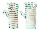 YSF Green Stripe FR Cotton Gloves Pair