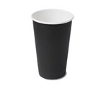 Go Bio Double Wall Coffee Cups 16oz Black Carton 500