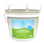 CleanLIFE Isopropyl Alcohol Wipes 140 x 300mm 400 Tub Each