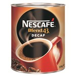 Nescafe Classic Decaf Instant Coffee Tin 375g Each