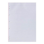 Writer Bond Pad Lined 7 Hole Punched Side Gummed A4 10 per Pack