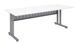 Rapidline CLEG Desk Metal Panel Warm White 1500 X 700 X 730mm Each