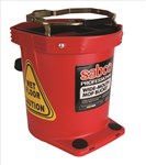 Sabco Wide Mouth Mop Bucket Red 16L Each
