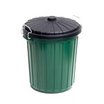 Sabco Plastic Garbage Bin 75L Green Each