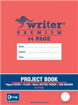 Writer Premium Project Book 330x240mm 64 page 18mm Dotted Thirds Each 10 per Pack