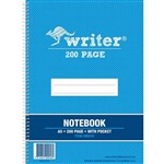 Writer Notebook WB570 200 Page Ruled A5 10 per Pack