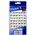 Avery Multi Purpose Number Stickers 00 to 99 White