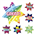Avery Certificate Merit Dazzling Star Multicoloured 120 Pack
