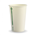 BioPak Wall Cup Single 10oz White with Green 50 Carton