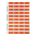 Avery Colour Coding Labels I Side Tab Orange 240 Pack
