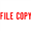 Xstamper File Copy Red