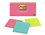 Post It Notes 6306AN Neon Lined Pads Assorted