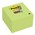 Post It Notes 6545SSLE Super Sticky Solid Cube Neon Green 5 per Pack