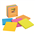 Post it Notes 6756SSUC Super Sticky Lined Assorted 6 Pack