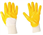 Yellow Nitrile Dip Gloves Pair