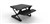 Rapidline Riser Adjustable Desk Medium Black 890 X 590 X 150500mm Each