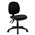 YS07 Task Chair Black No Arms
